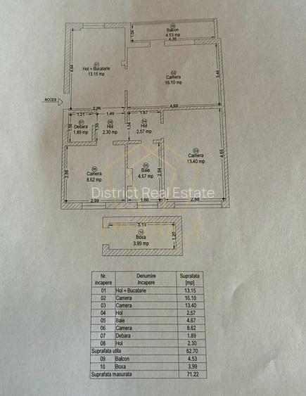 Apartament decomandat cu 3 camere I Cetatii - 11