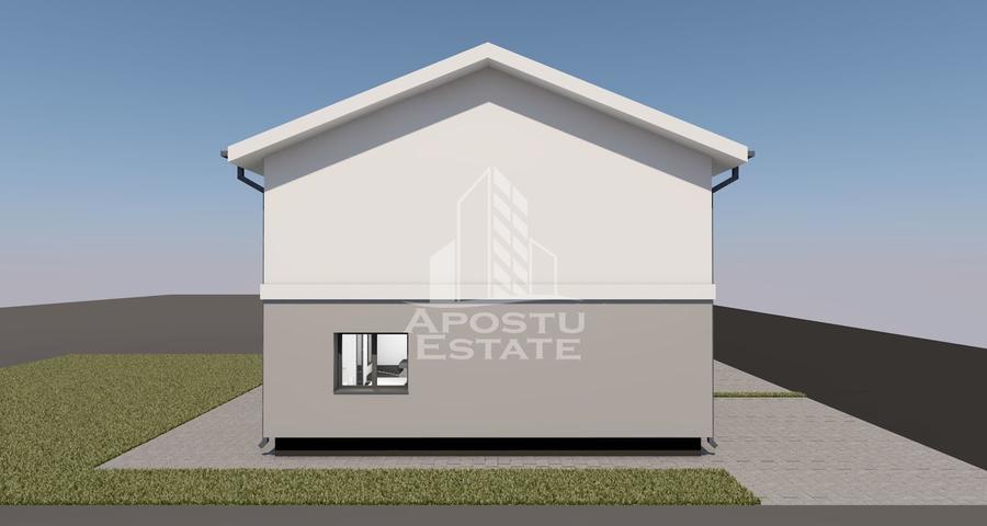 Jumatate de duplex,4 camere si 2 bai,Giarmata la stadiul de proiect