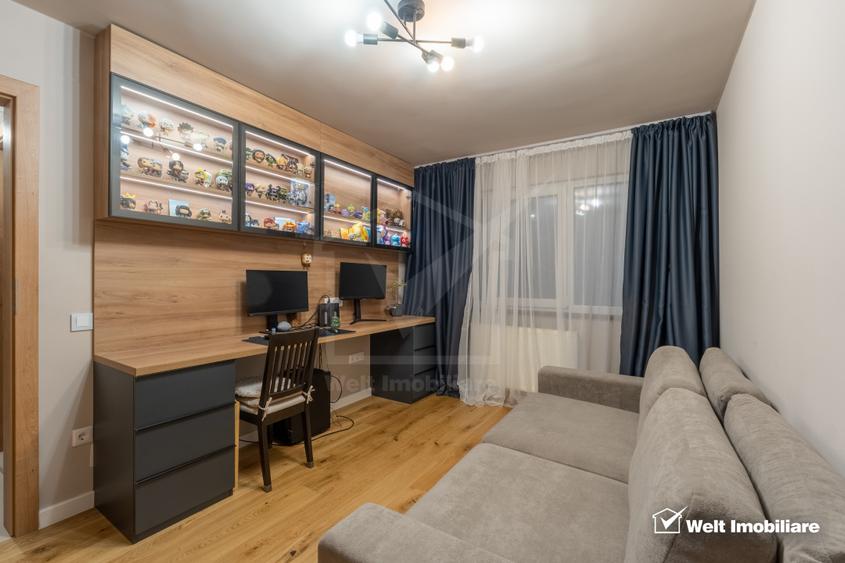 Apartament 4 camere, 2 bai, etaj 1, in Manastur, ultrafinisat