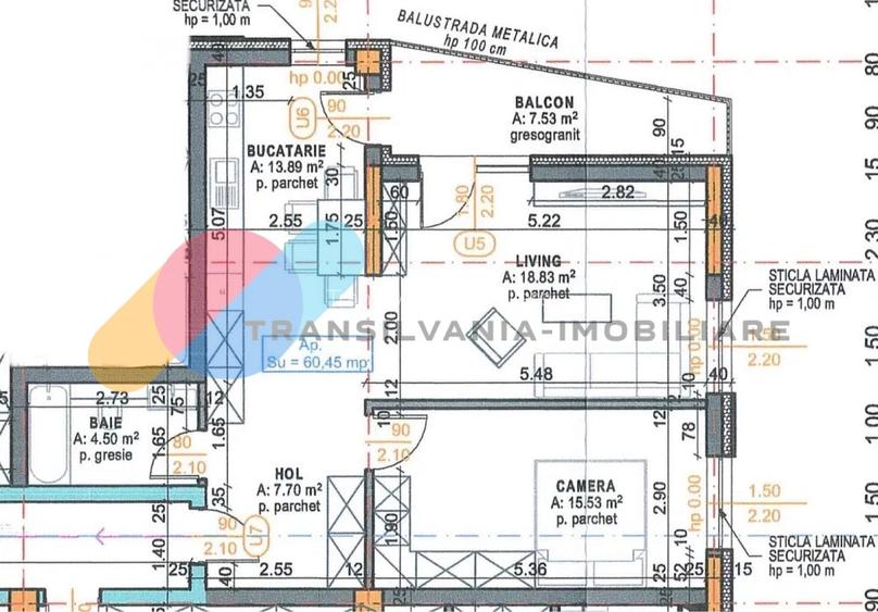 Apartament nou, complet utilat, 61 Mp, cu lift, Terra Gardens Cluj-Napoca - 8