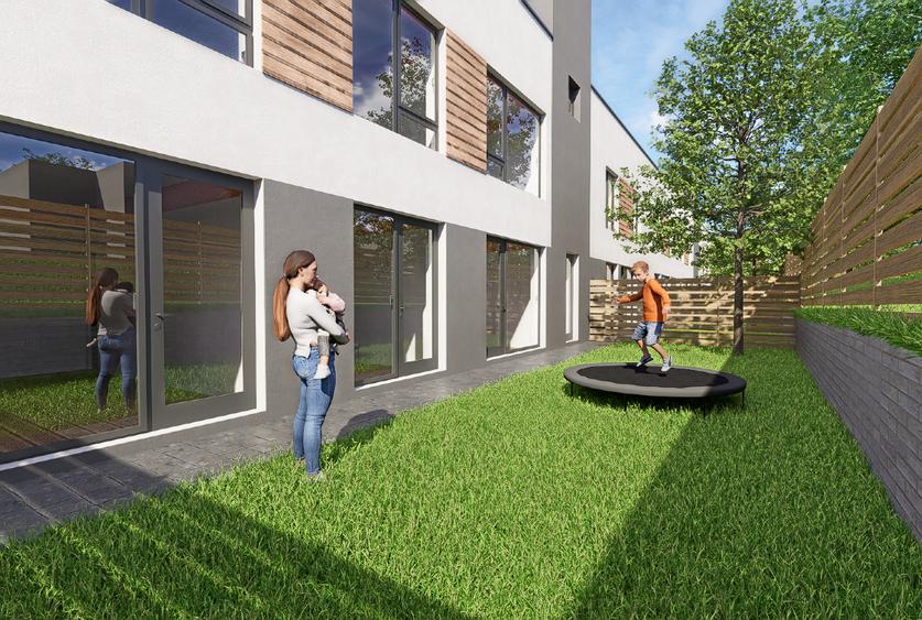 Apartament cu grădină proprie în Veris Pipera Lake – 100 mp utili | Curte 65 mp