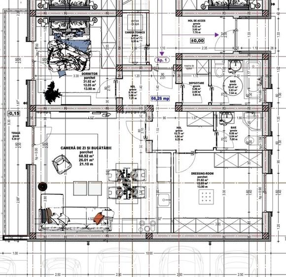 Apartamente cu 3 camere si 2 bai, in bloc nou, Calea Urseni, Giroc