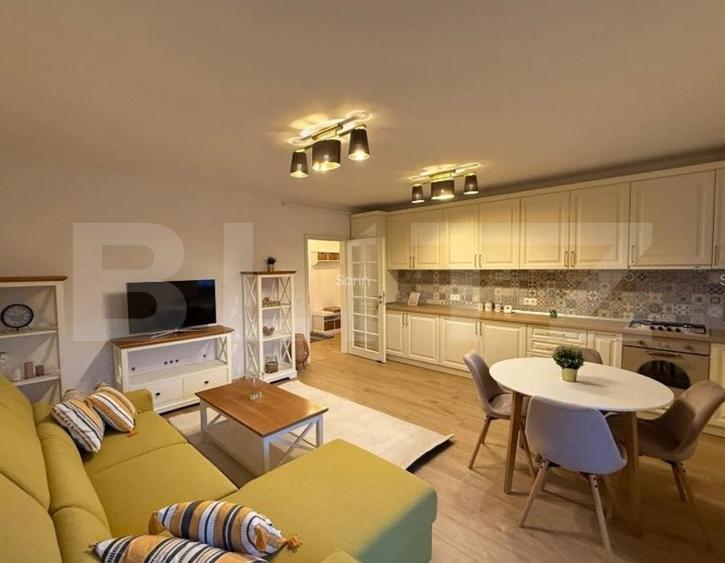 Apartament cu 2 camere + birou mobilat si utilat complet, 56 mp, Brasov