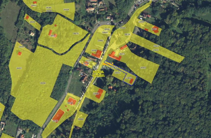 Teren intravilan 1.698 mp | Stațiunea Vâlcele -10 m de Fabrica Apă Minerală  - 2