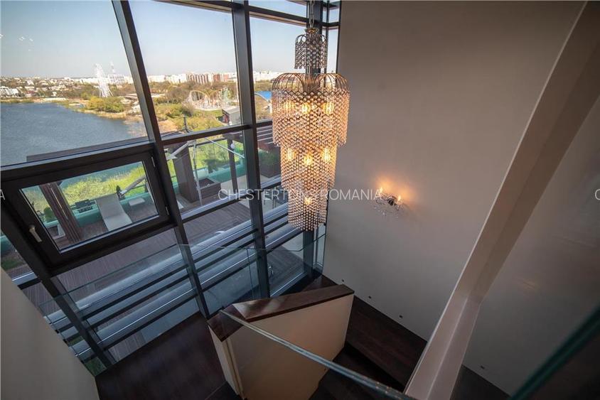 Penthouse de lux cu vedere lacul Floreasca Bucuresti   I 300 mp utili | Terase 2 - 19