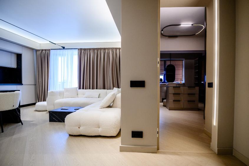 3 camere premium în Cortina North Pipera – Mobilat și utilat complet + Parcare