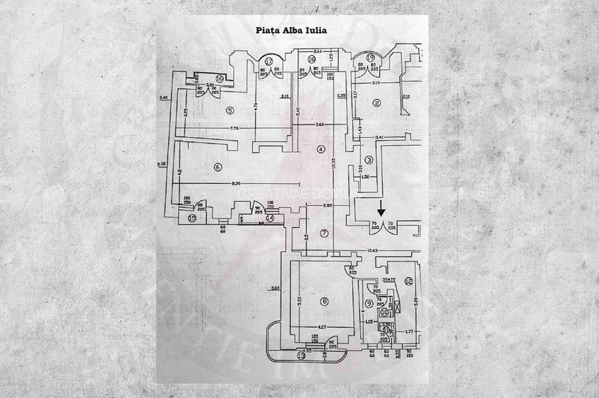 Unirii - Piata Alba Iulia, Rond, Spatiu de birouri, 230 mp - 16