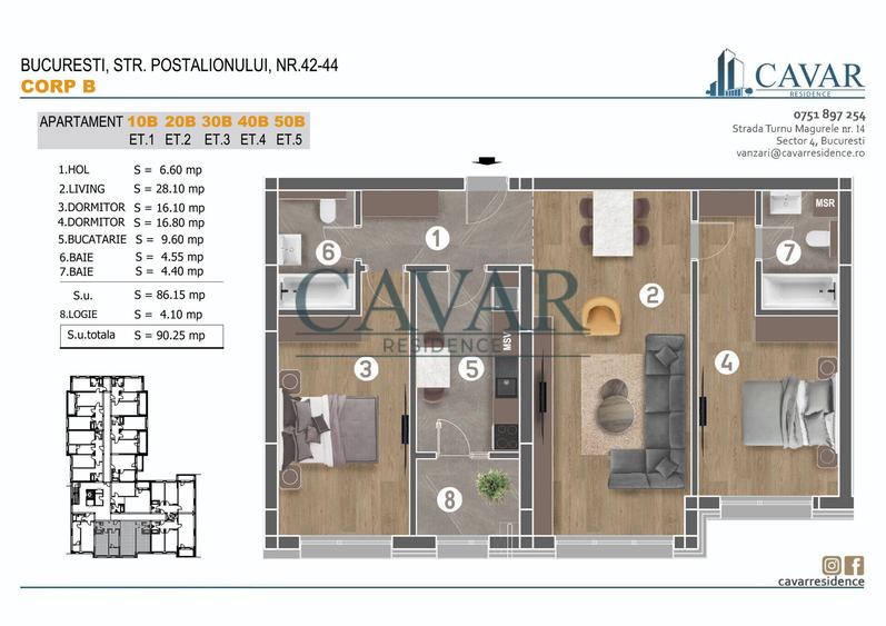 Alege Responsabil. Alege Cavar Residence