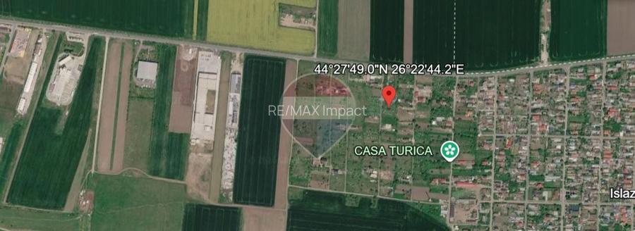 Teren intravilan de vanzare , 965 mp, parcelabil, Islaz