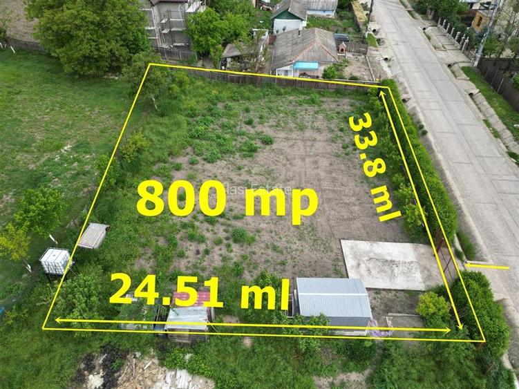 Teren intravilan 800 mp ,asfalt,toate utilitatile - Rediu , Iasi - 5