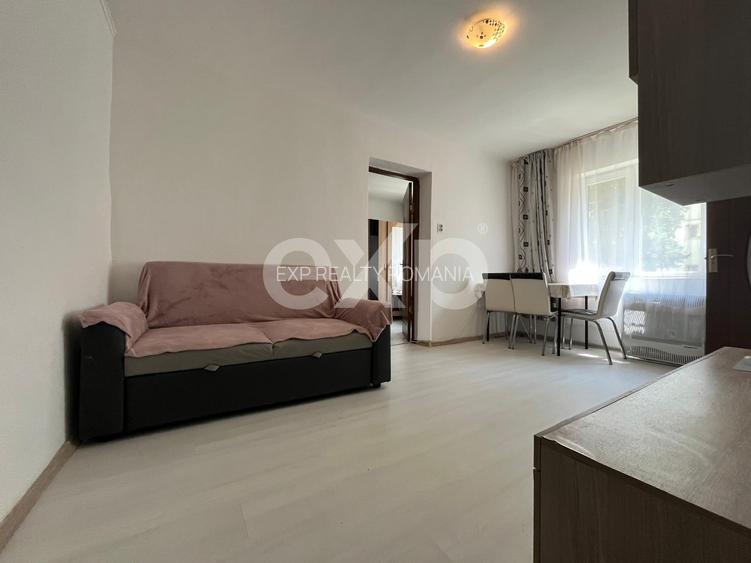 Vanzare 2 camere mobilat si utilat parter central Gaesti - 3