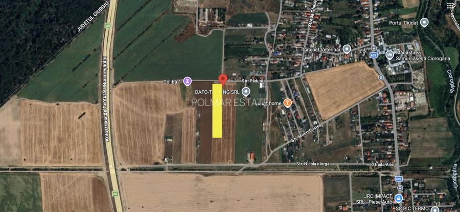 Oportunitate de Investiție Teren Intravilan Ciorogarla 5000MP Deschidere 36M! - 2