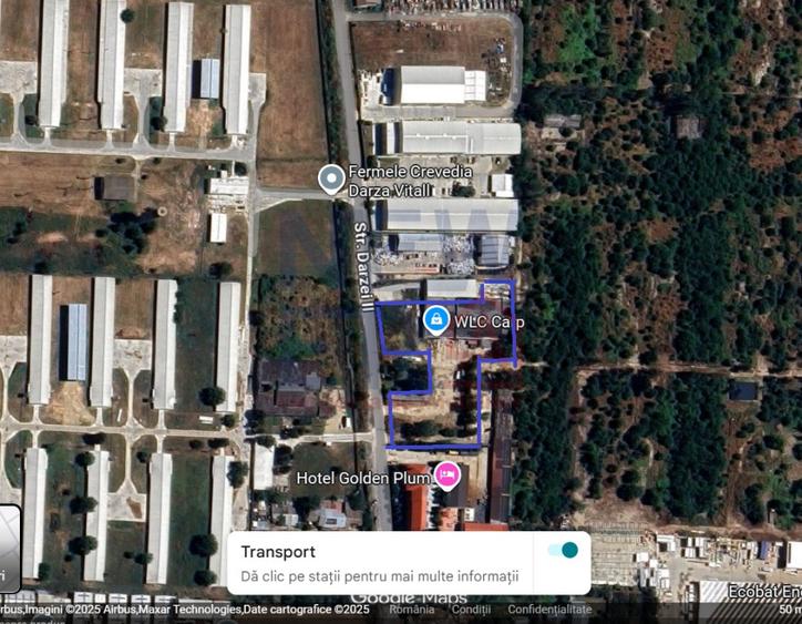 De vanzare spatiu depozitare Crevedia/Teren