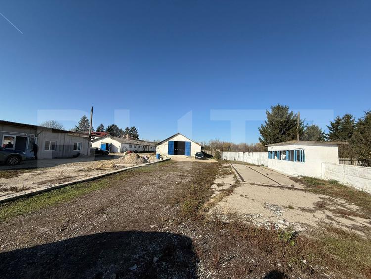 Hală 700 mp + Spațiu Comercial și Birouri, Curte 5000 mp, zona Mănești