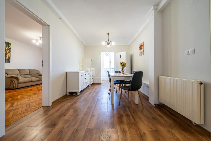 Apartament 3 camere decomandate, renovat, etaj 1, zona centrala