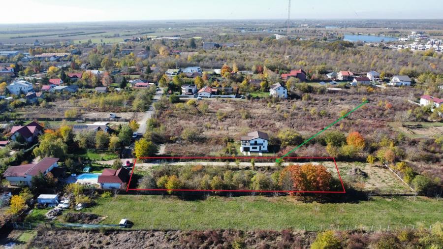 Lot de 720mp de vanzare in Vladiceasca, intrare DN1 - Snagov Plaza