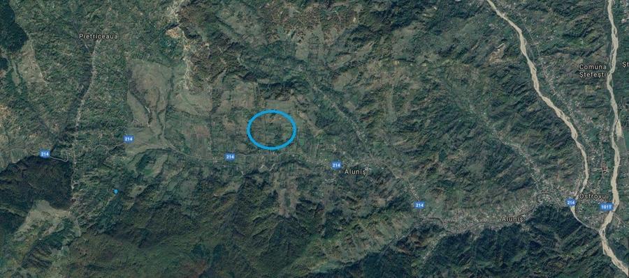 Teren Alunis / Jud. Prahova, 9.826 mp, D: 43 m , comision 0%
