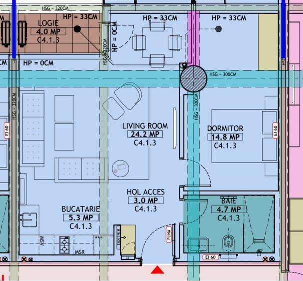 Apartament 2 camere One North Loft
