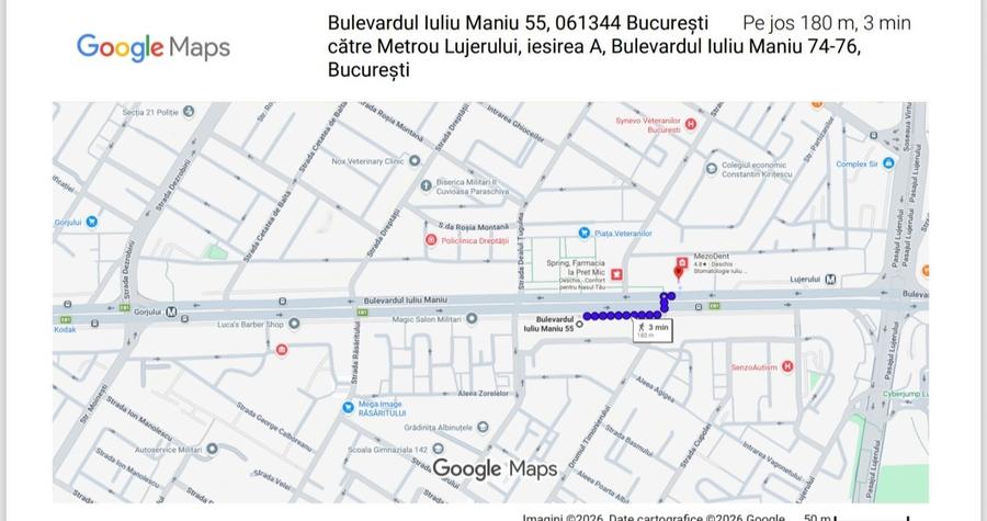 3 camere | Metrou Lujerului | Bloc reabilitat