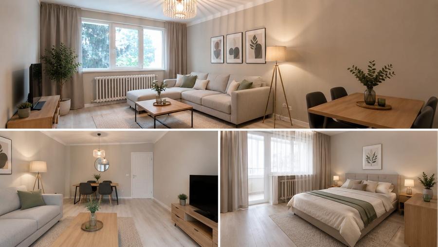 Apartament 4 camere decomandat, 2 băi, 77 mp + balcon, Mănăștur