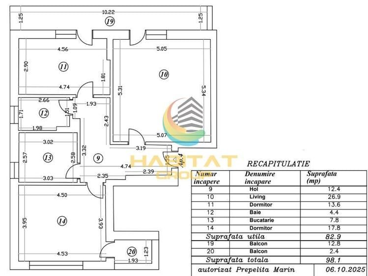 Apartament 3 camere etaj 1 bloc nou Mutare imediata
