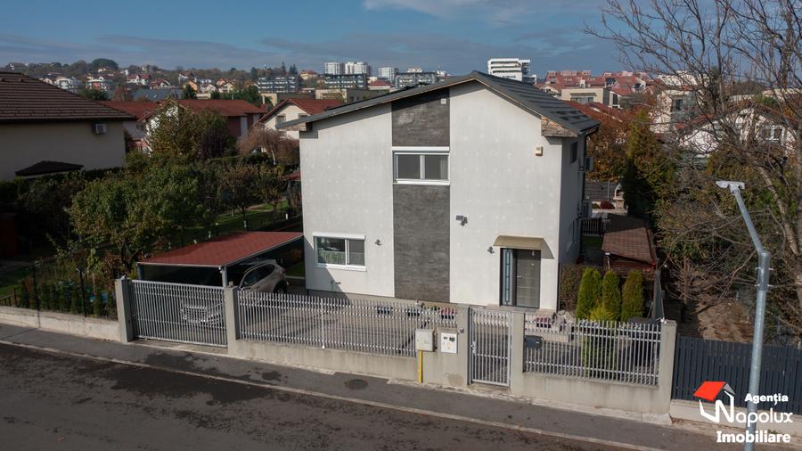 EXCLUSIVITATE – Casă SMART modernă cu piscină