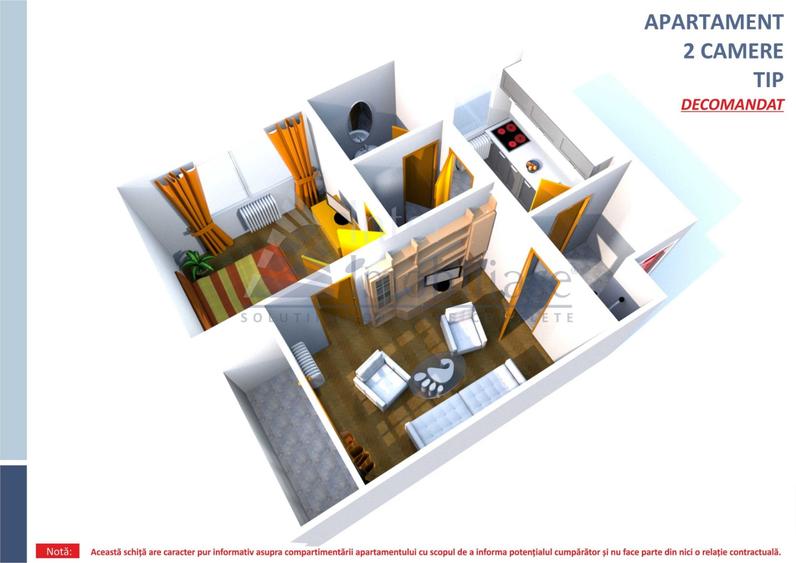 Apartament 2 cameredecomandat Podu Ros id.160924