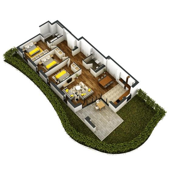 In inima Timisoarei, apartament cu terasa si gradina generoasa de aproape 100mp