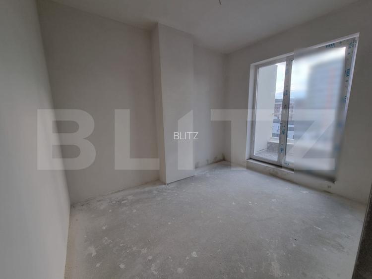Baie cu geam! 3 camere, semifinisat, 53mp, zona BMW - 3