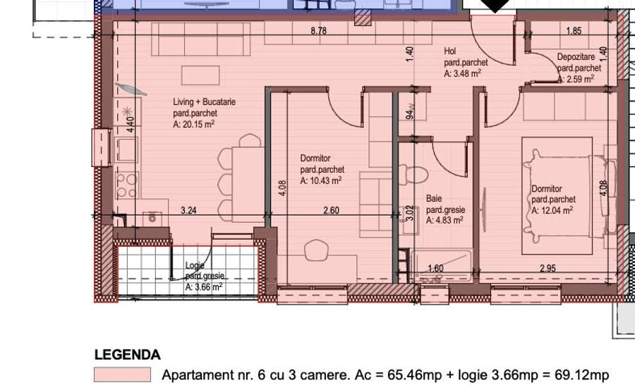 Apartament cu 3 camere zona centru vechi Comision 0!