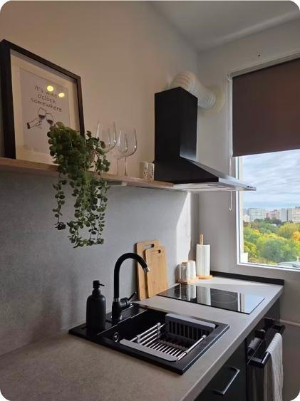 Garsonieră 31 mp, COMPLET RENOVATĂ, finisaje premium, vedere panoramică