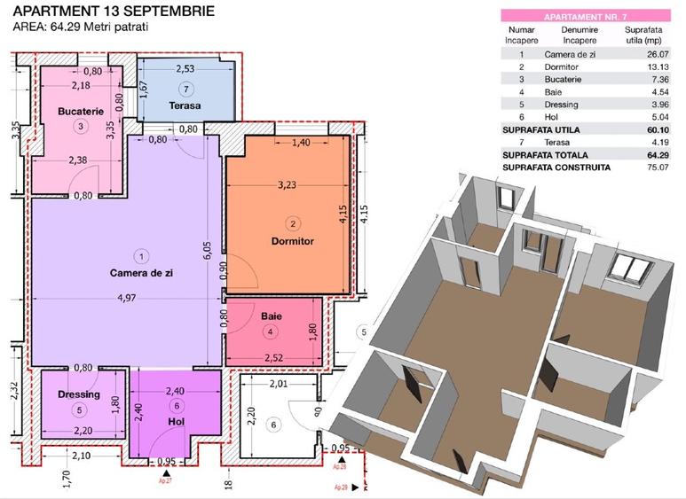 Apartament 2 camere – Bloc Nou – Zona Mihail Sebastian , sector 5