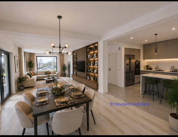 Casa nZeb 155mp , curte 530mp, Brebu lac PH, schimb apartamen bucuresti +/- dif