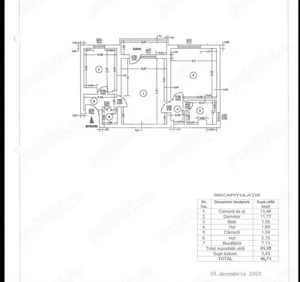 Apartament 2 camere  Traian | confort 1  semidecomandat - 9