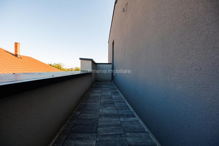 Duplex P+E în Moșnița Nouă, 3 dormitoare, 3 bai, teren 403 mp. Comision 0%