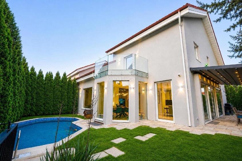 Vila cu Piscina in Băneasa Residential Park | Smart Home | Complet renovata - 13