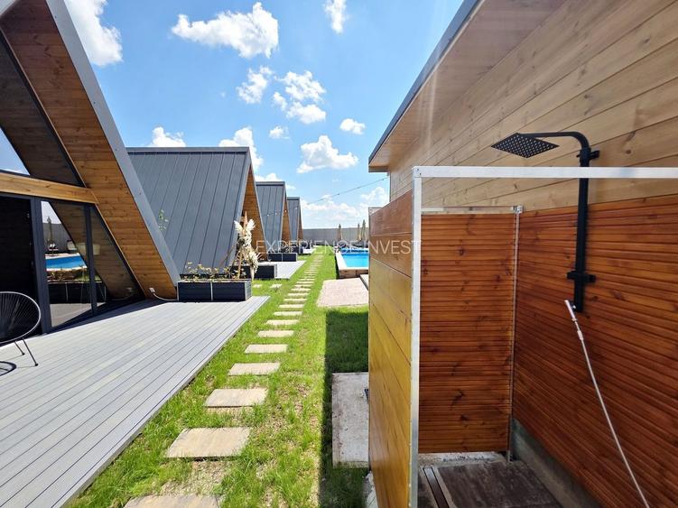 AFACERE LA CHEIE | Complex Turistic Premium A-Frame + Piscină | Snagov - 10