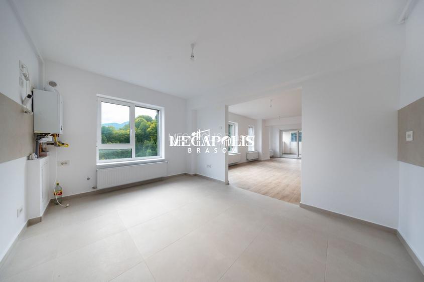 Penthouse 4 camere, 2 terase, panoramă munți și Tâmpa