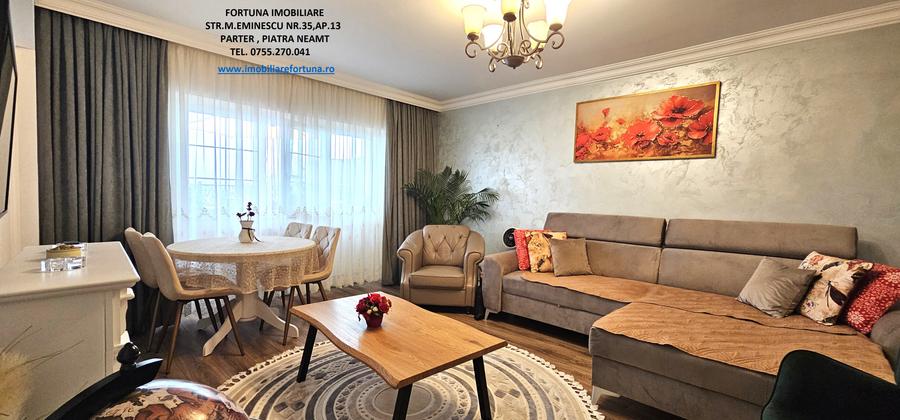 Apartament 2 camere premium,103,70mp,et.1,mobilat,utilat,parcare si terasa,1 Mai