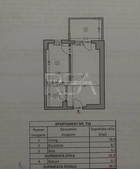 Studio- Central Adress Residence-Bloc 2022/Nasaud/Parcul Carol - 9