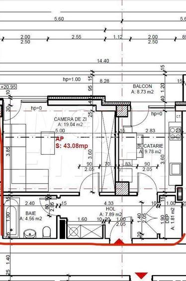 Apartament 43 mp, mobilat/utilat, Sopor, garaj subteran,  Baza Sportiva - 1