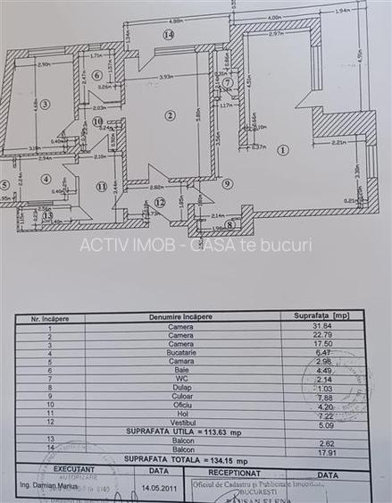 Vanzare Apartament 3 Camere Victoriei- Piata Sfintii Voievozi - 5