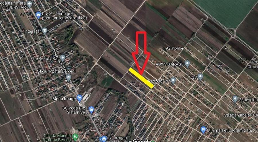 Loturi de vanzare 470 mp comuna Berceni - drum asfaltat, utilitati