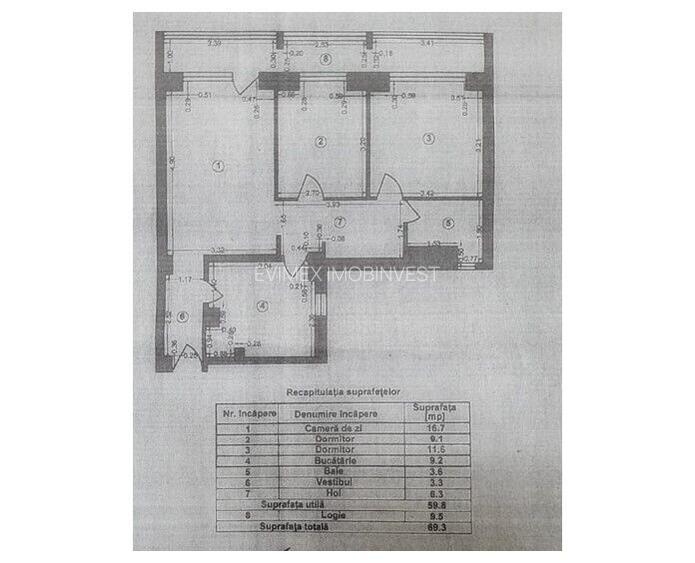Bucur- Obor  metrou  - vanzare ap. 3 camere  decomandat - 19