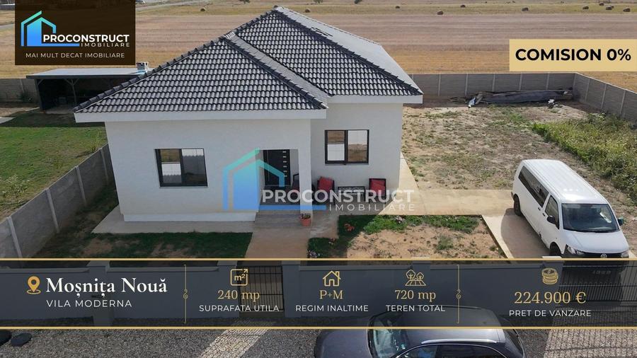 Vila individuala de vanzare, teren 720 mp, 224.900 EUR COMISION 0