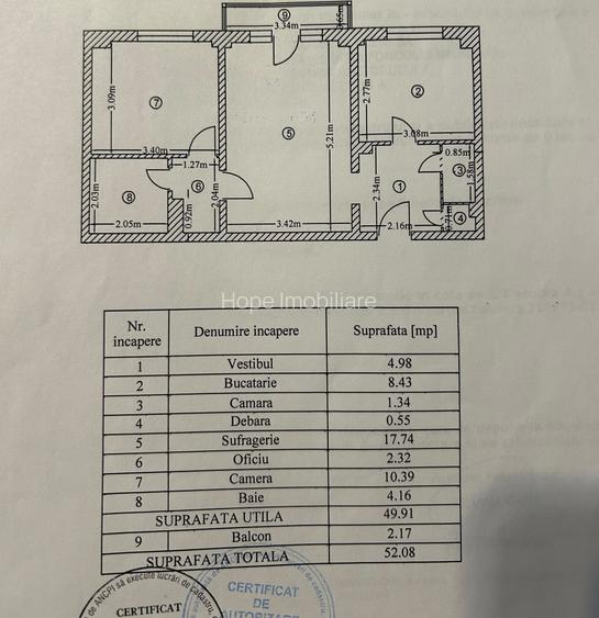Timpuri Noi -strada Calea Vacaresti-apartament 2 camere - 5