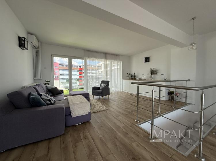 Penthouse pe doua niveluri cu 5 camere in cartierul Buna Ziua!