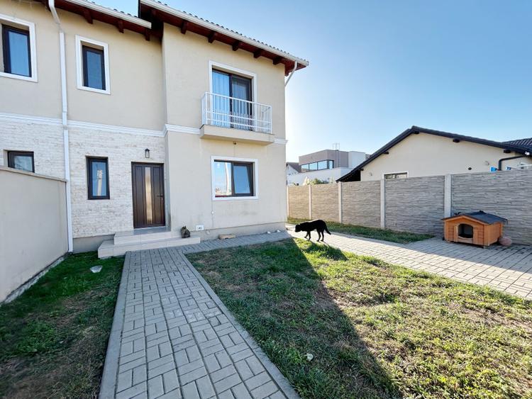 Duplex 3 camere, 90mp utili, 330 teren, mobilat utilat in Mosnita Noua