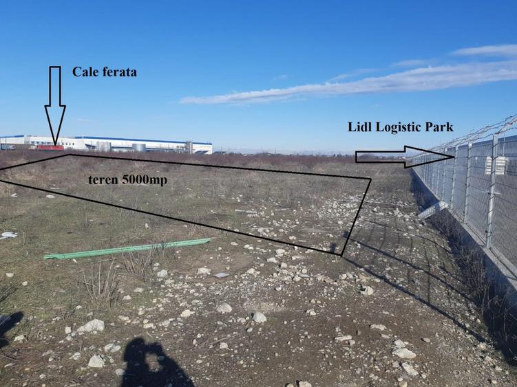 Teren 5000 mp intravil langa Carrefour Militari Chiajna si Lidl Logistic park