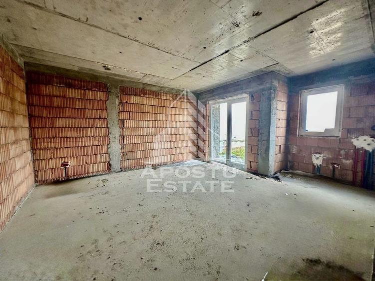 Apartament cu 2 camere, boxa 2 si 2 parcari, bucatarie inchisa, Giroc
